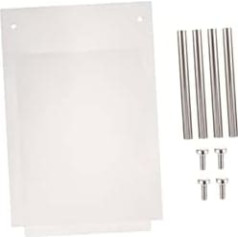 BESTYASH Pack of 2 Acrylic Nail Display Plates Nail Art Display Holder for Nail Modelling and for Nail Salons and Learners Small and Large