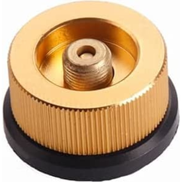 PODAY Propane Adapter, Propane Cylinder Connector, Flat Tank to Long Tank Adapter, Cassette Stove Adapter, Propane Tank Converter for Outdoor Camping Picnic Grill