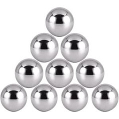 Generisch Kugellager Kugeln, Präzisionskugeln, 304 Edelstahlkugeln, Lagerkugeln, Durchmesser 25mm(10pcs)