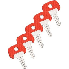 5 Stück für Zündschlüssel 702 209068 für Gabelstaplerbetrieb Kunststoff und Metall für lange Lebensdauer