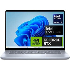 Dell Inspiron 16 Plus 7640 Laptop 16 Inch 16:10 2.5K Display, Intel Evo Edition - Intel Core Ultra 7, NVIDIA GeForce RTX 4060 Graphics, 16GB RAM, 1TB, Windows 11 Home, Fingerprint Reader, Keyboard