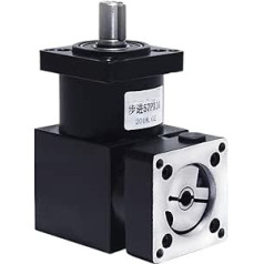 Right Angle Gearbox Planetary Reducer Gearbox 90 Degree Reversing Corner for NEMA 23 Stepper Electronic Starter with 8 mm Shaft EKFBQBGW (1 to 96)