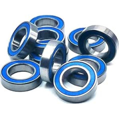6801RS Bearings ABEC-7 (Pack of 10) 12 x 21 x 5 mm Thin Section 6801-2RS Ball Bearings 61801 RS 6801 2RS L-2112DD