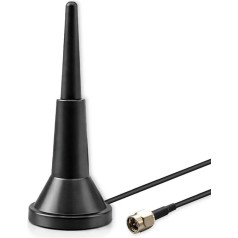 4g lte antena ar magnētisko bāzi | 5dbi | iekštelpās | daudzvirzienu | 600-2700 mhz | sma | 3m