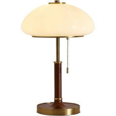 Bedside Lamp Bedroom Bedside Table Lamp Office Desk Study Decorative (White)