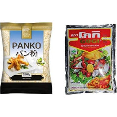 1 x Panko + 1 x Tempura Asia Breadcrumbs Panomehl Panko Crumbs Tempura Flour Economy Set Breading