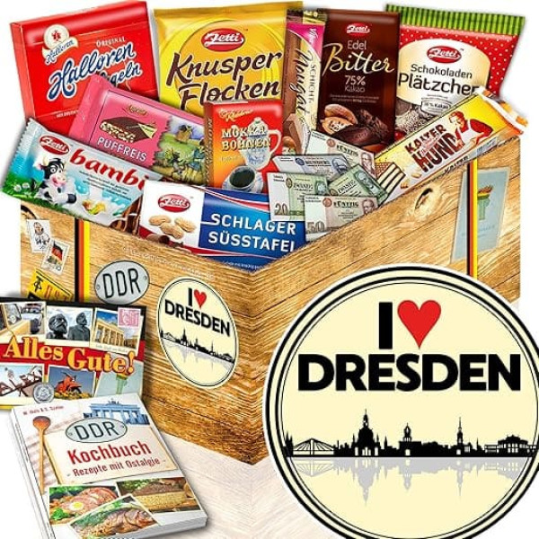 I Love Dresden/Schoko DDR Basket/Dresden Birthday Surprise