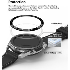 Ringke Apmales gredzens Galaxy Watch 3 45mm Bezel Styling melns