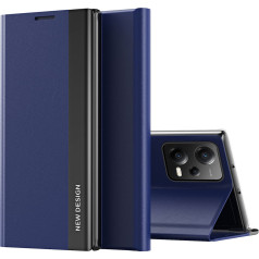 Futrālis ar atvāžamu vāciņu un statīvu Xiaomi Redmi Note 12 5G / Poco X5 5G Sleep Case Pro blue