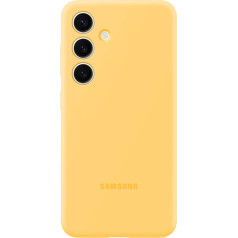 Samsung Oriģinālais silikona korpuss priekš Galaxy S24 Silicone Case yellow