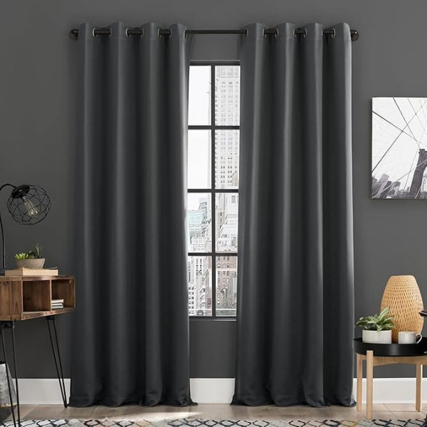 SUN ZERO SOHO Energy Saving Noise Reducing Blackout Curtains 54