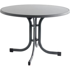 Paco Folding Table Matt Anthracite Diameter 100 cm