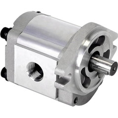 Hydraulikzahnradpumpe HGP-3A Hydraulische Zahnradpumpe Einzelne Hydraulikölpumpe Hochdruck-Druckerhöhungspumpe(HGP-3A-F6R(CW),Shaft 19.05mm)