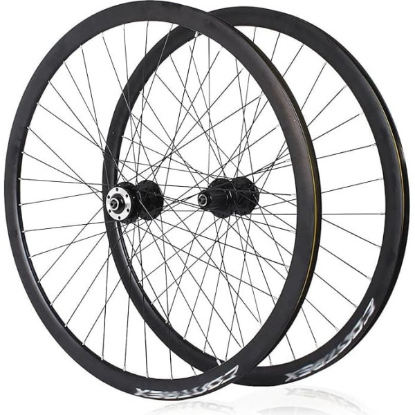 700C Road Bike Wheelset, Double-Walled Rims Made of Aluminium Alloy for Gravel Bikes, Disc Brake, Quick Release, 32H Hubs for 8-12 Speed Cassettes