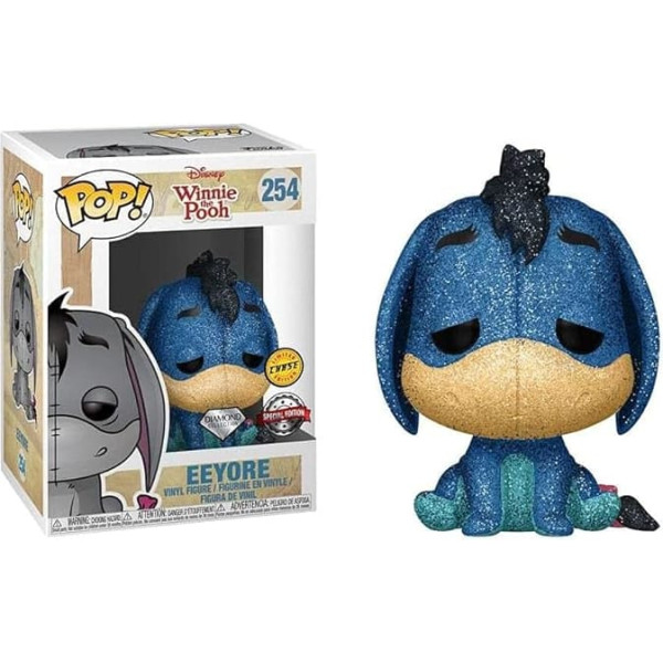Funko Winnie The Pooh Pop 254 Eeyore 9 cm Chase Glitter Diamond Special Edition