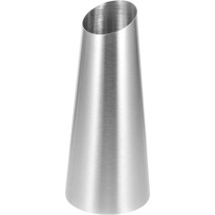 BESPORTBLE **Stainless Steel Vase, Silver Decorative Vases, Metal Vases for Flowers, 20 cm, Modern Design for Home, Wedding and Party**