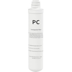 PAC Replacement Filter for Puri V12 - Pre Filter Cartridge with PP & Activated Carbon, Reduces Odor & Particles, Compatible with ZACHVO RO Water Dispenser