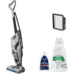 Bissell CrossWave C3 Pro, Wet/Dry Vacuum Cleaner with Cable, Vacuums, Wipes & Dries, Powerful Extraction of Wet & Dry Dirt, 3-in-1 Washing Vacuum Cleaner, Wet Vacuum Cleaner, Multi-Surface Cleaning, 3555N