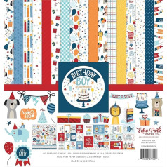 Echo Park Collection Kit 12 x 12 Inch Birthday Boy IB263016