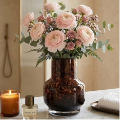 Tortoiseshell Vase Amber Small