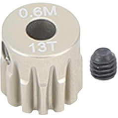 3,175 mm Ritzel, hochhart, verschleißfest, robust, langlebig, universell für 1/8 und 1/10 RC-Kletterautos (13T)