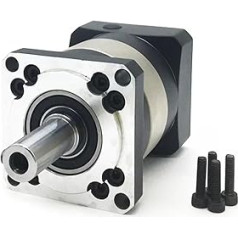 Nema23 Motor Reducer Planetary Gearbox 57 Motor Gearbox Gear Speed Reduction Reducer 60mm Servo Reducer(14 Input 14 Shaft,Ratio 40 to 1)