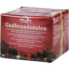 Gudbrandsdalen Cheese 0.55 Lbs Tine Brunost Gjetost Ricotta Cheese Norway Brunost