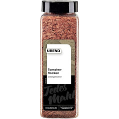 Ubena - Tomato flakes, roll-dried, intensive fruity topping for salads, feta and pasta, with practical shaker attachment, for large consumers and catering, 300 g in a shaker