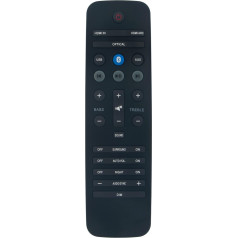VINABTY YKF297-009 Replacement Remote Control Compatible with Philips Fidelio HTL9100 Soundbar Sound Bar