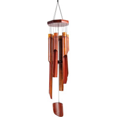 CIM Wind Chime - Bamboo XL - Wind Chime Total Length: 103 cm - Total Diameter: 15 cm - Includes S-Hook Hanger - Weatherproof