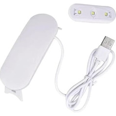 Portable Nail Dryer Lamp UV LED Nail Light for Curing All Gel Polishes USB Rechargeable Quick Dry Manicure Machine Nail Art Tools