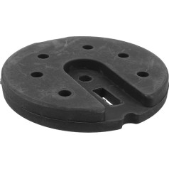 Weighted Lamp Base 15 cm Plastic Round Base for Floor Lamps, Stabilising Replacement Base for Carpet, Wood and Tiles