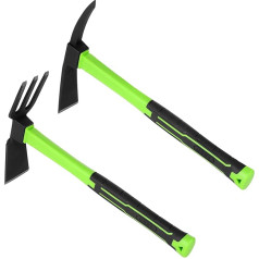 2 x Pickaxe 38 cm Garden Hoe Non-Slip Comfort Handles for Garden Tools Spade Garden