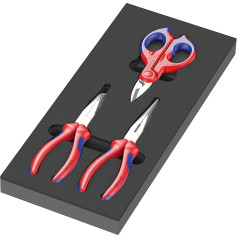 Wera 05150181001 9781 Foam Insert, Knipex Pliers Set 2, 3 Pieces