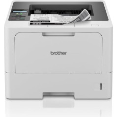 Brother HL-L5210DW Laser Printer Black White (A4, 48 ppm, 1,200 x 1,200 DPI, LAN, WLAN, Duplex, 250 Sheets Paper Cassette) White/Grey