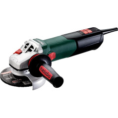 Metabo WEV 15-125 Quick Angle Grinder - 600468000 - With Speed Control and Quick Release Nut - Nominal Input Power: 1550 W - 4 m Cable Length