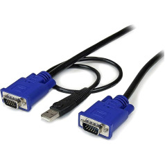 StarTech.com 2-in-1 PS/2 USB KVM Cable Set for KVM Switch / Switch 3 m