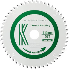 2402 Key Blades and Fixings 210mm x 30mm x 2.4mm 52 Teeth TS75 Track / Circular Saw Blade
