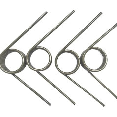 Torsion Spring Wire Diameter 2.5 mm Left Turn V-shaped Rotating Torsion Spring (5 Laps (10 Pieces), 16 mm, 2.5 mm (180 Angle))