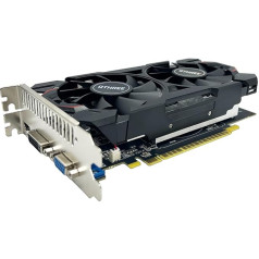 QTHREE GTX 750 4GB 128-bit Graphics Card, Dual Fans, HDMI, VGA, DVI, Low Profile Graphics Cards PC, Computer GPU, Low Power, PCI Express x16, DirectX 12