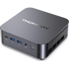 Thomson K3 Mini PC АMD Ryzen 7 7730U(8C/16T, up to 4.5GHz), 16GB DDR4 512GB M.2 SSD Mini Desktop Computer W-11 Pro, АMD Radeon RX Vega 8, 4K Triple Display, WiFi 6, BT 5.2, Home/Office/Gaming