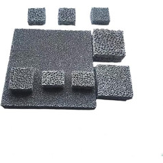 Hochtemperatur-Filter aus porösem Siliziumkarbid-Schaumkeramik – Zirkonoxid-Schaumkeramik for Metallurgie, Gießerei und Umweltschutz(70mmx15mm)