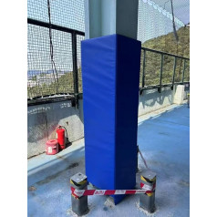Square Foam Padding for Garage Pillars (Pack of 2, 6ft Tall, 4