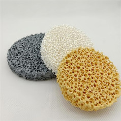 1 Stück Schaumkeramikfilter - Aluminiumoxid- und Siliziumkarbid-Gussfilter, anpassbar(Alumina,50mm*12mm)