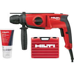 Hilti 228080 TE 2 Compact Hammer Drill 2 230 V (650 W, 1.8 J, SDS Plus, Drilling Tasks with 2 Modes: with and without Drums, Weight 2.7 kg, Includes Case)