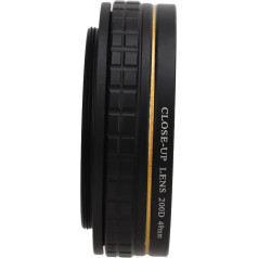 Close-up Lens for Insects, Flowers, Macro Close-up Filter Made of Optical Glass, Quick Installation without Adapter, for Picking Jewellery, Water Drops (62 mm)