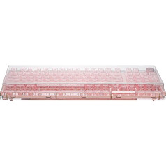KiiBoom Premium Acrylic Transparent Keyboard Dust Cover, Waterproof & Anti-Dust Keyboard Protective Cover for Mechanical Keyboard, Anti-Cat Lid (Clear, 15.4 x 5.3 x 0.78 inches)