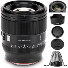 VILTROX 56 mm F1.2 Pro E-Mount APS-C Lens for Sony, Autofocus Large Aperture Fixed Focal Length Lens for Sony E-Mount ZV-E10 ZV-E10II FX30 A6700 A6600 A6500 A6400 A6300 A6100 A7IV A7R