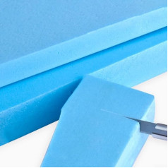 Blue Foam Board, High Density Foam Padding for Seating, Seat Cushion, Window Seats, Seat Cushion, 3/5/7/10 cm Thick Foam Board Mattress (10 cm Thick, 150 x 50 cm)