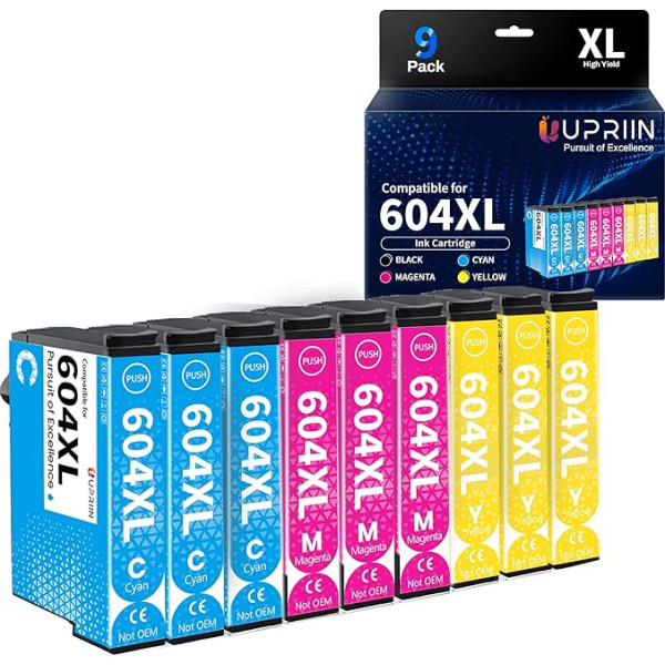 604XL Ink Cartridges Compatible with 604XL Printer Cartridges for Expression Home XP 3200 XP 3205 XP 4200 XP 4205 XP 2200 XP 2205 Workforce WF 2910 WF 2930 WF 2935 WF 2950